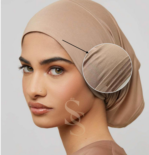 Bonnet Sous Hijab Anti-Glisse Maroc | Confort Durable SarahStraw